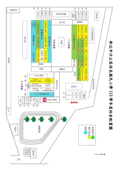 本校主要建築物為木棉樓、文薈樓、綠意樓，共有四層樓。